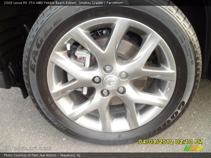 Smokey Granite / Parchment 2009 Lexus RX 350 AWD Pebble Beach Edition