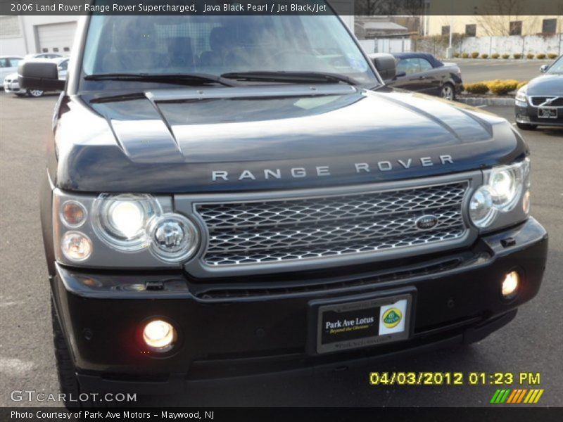 Java Black Pearl / Jet Black/Jet 2006 Land Rover Range Rover Supercharged
