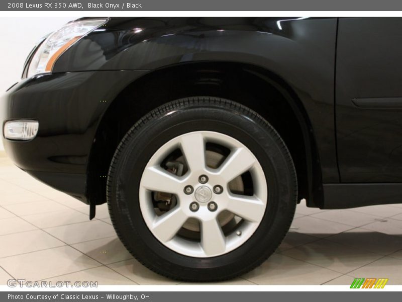 Black Onyx / Black 2008 Lexus RX 350 AWD
