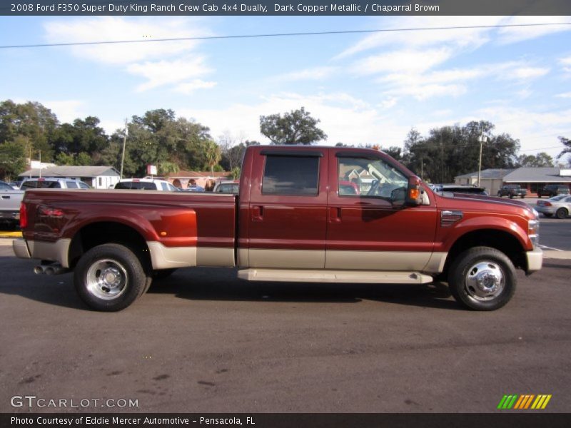  2008 F350 Super Duty King Ranch Crew Cab 4x4 Dually Dark Copper Metallic