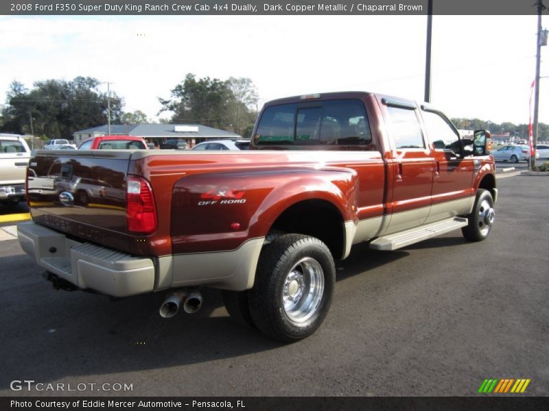  2008 F350 Super Duty King Ranch Crew Cab 4x4 Dually Dark Copper Metallic