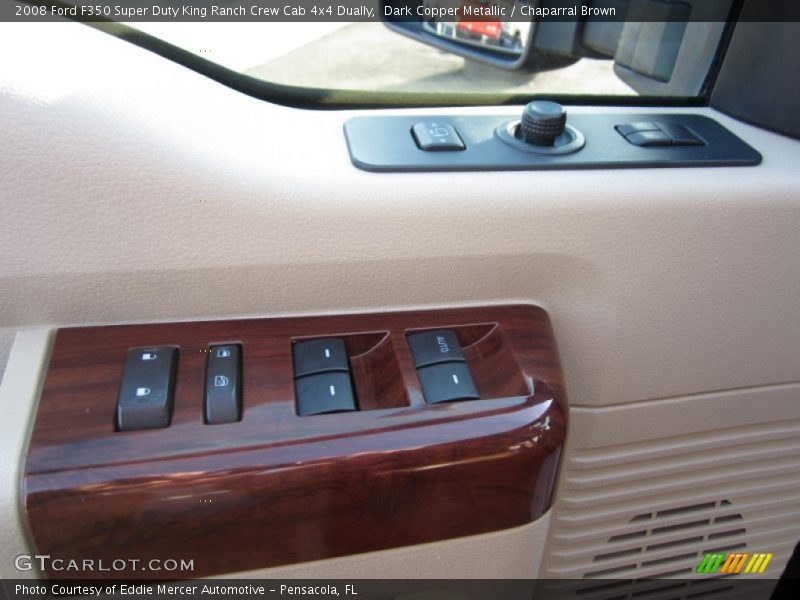 Dark Copper Metallic / Chaparral Brown 2008 Ford F350 Super Duty King Ranch Crew Cab 4x4 Dually