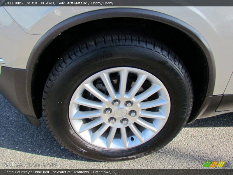Gold Mist Metallic / Ebony/Ebony 2011 Buick Enclave CXL AWD