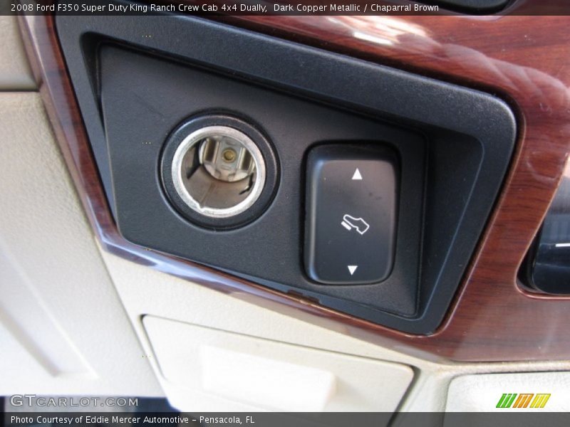 Dark Copper Metallic / Chaparral Brown 2008 Ford F350 Super Duty King Ranch Crew Cab 4x4 Dually