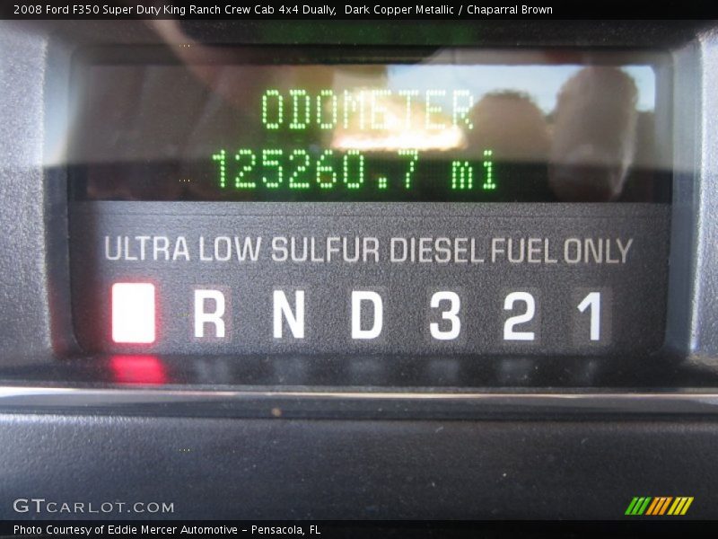 Dark Copper Metallic / Chaparral Brown 2008 Ford F350 Super Duty King Ranch Crew Cab 4x4 Dually