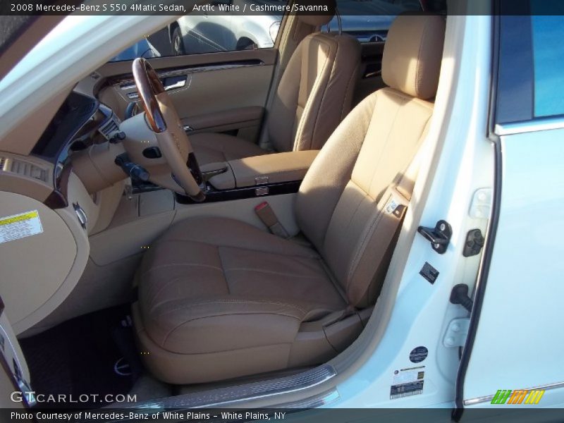  2008 S 550 4Matic Sedan Cashmere/Savanna Interior
