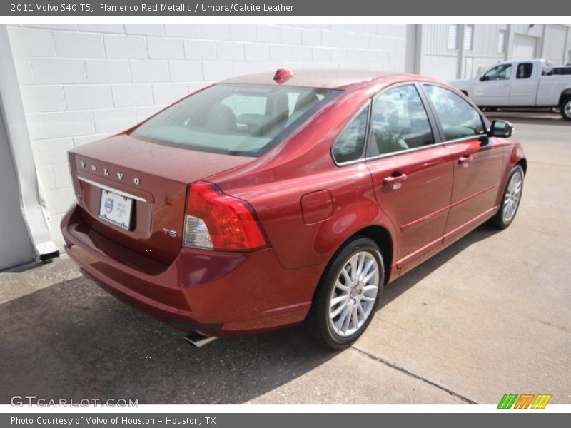 Flamenco Red Metallic / Umbra/Calcite Leather 2011 Volvo S40 T5