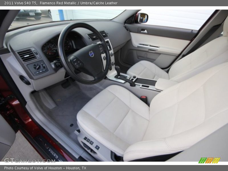 Flamenco Red Metallic / Umbra/Calcite Leather 2011 Volvo S40 T5