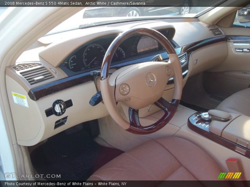  2008 S 550 4Matic Sedan Cashmere/Savanna Interior