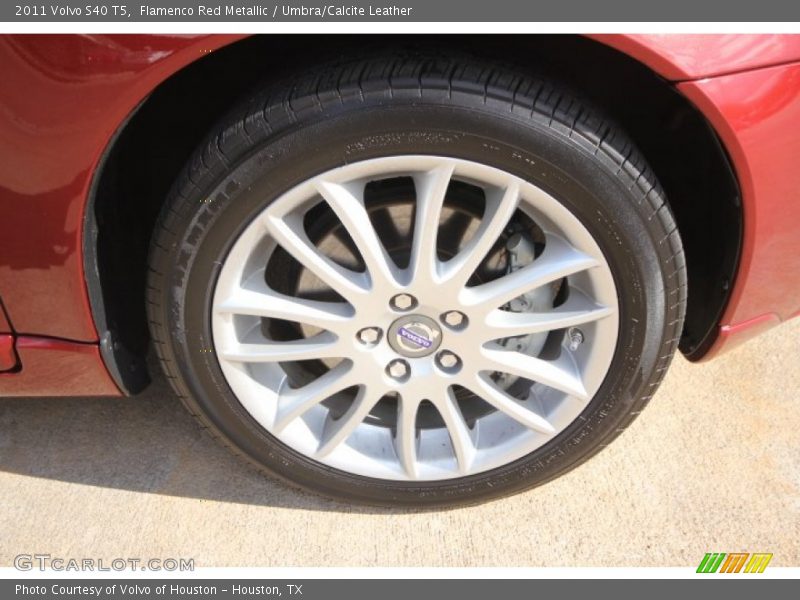 Flamenco Red Metallic / Umbra/Calcite Leather 2011 Volvo S40 T5