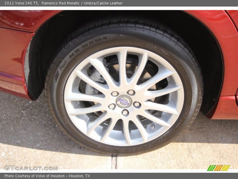 Flamenco Red Metallic / Umbra/Calcite Leather 2011 Volvo S40 T5