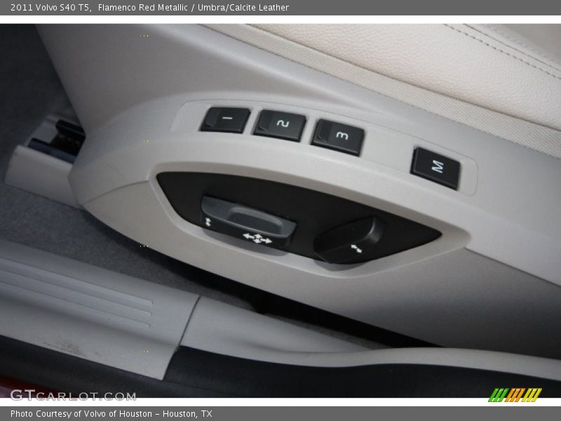 Flamenco Red Metallic / Umbra/Calcite Leather 2011 Volvo S40 T5