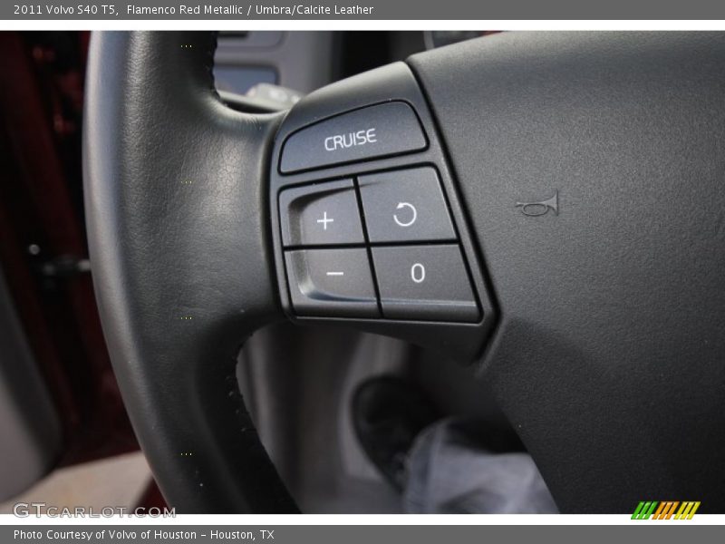 Flamenco Red Metallic / Umbra/Calcite Leather 2011 Volvo S40 T5