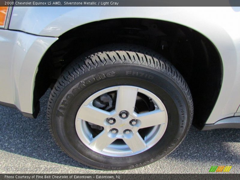 Silverstone Metallic / Light Gray 2008 Chevrolet Equinox LS AWD