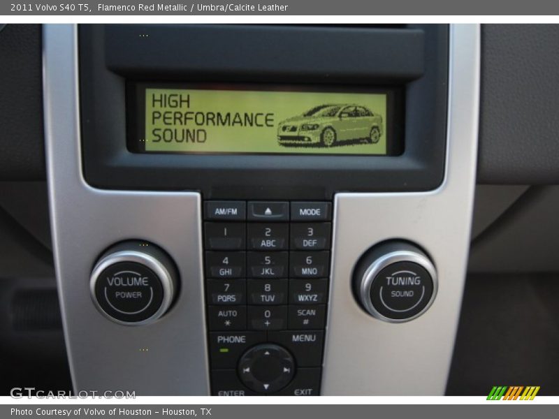 Flamenco Red Metallic / Umbra/Calcite Leather 2011 Volvo S40 T5
