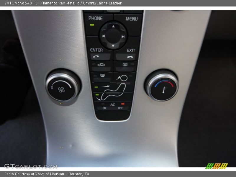 Flamenco Red Metallic / Umbra/Calcite Leather 2011 Volvo S40 T5