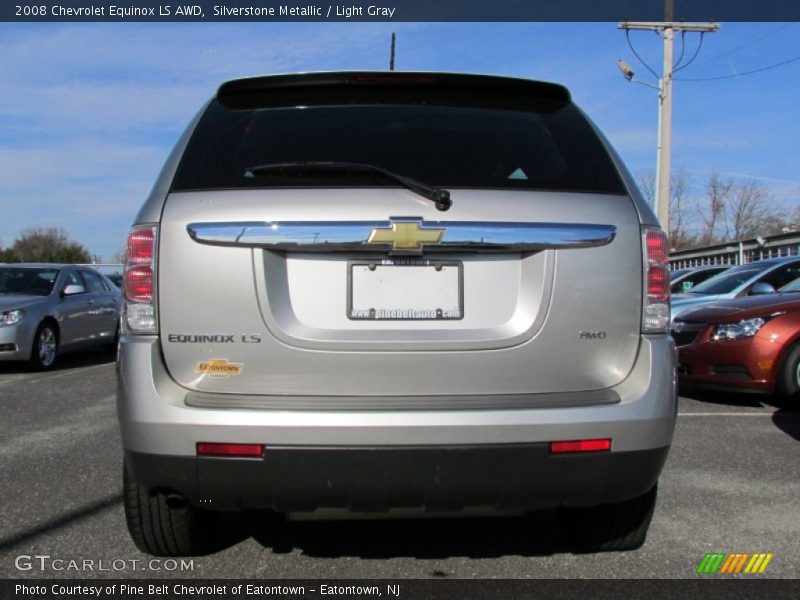 Silverstone Metallic / Light Gray 2008 Chevrolet Equinox LS AWD