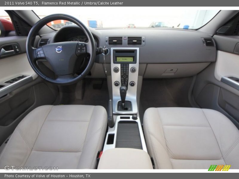 Flamenco Red Metallic / Umbra/Calcite Leather 2011 Volvo S40 T5