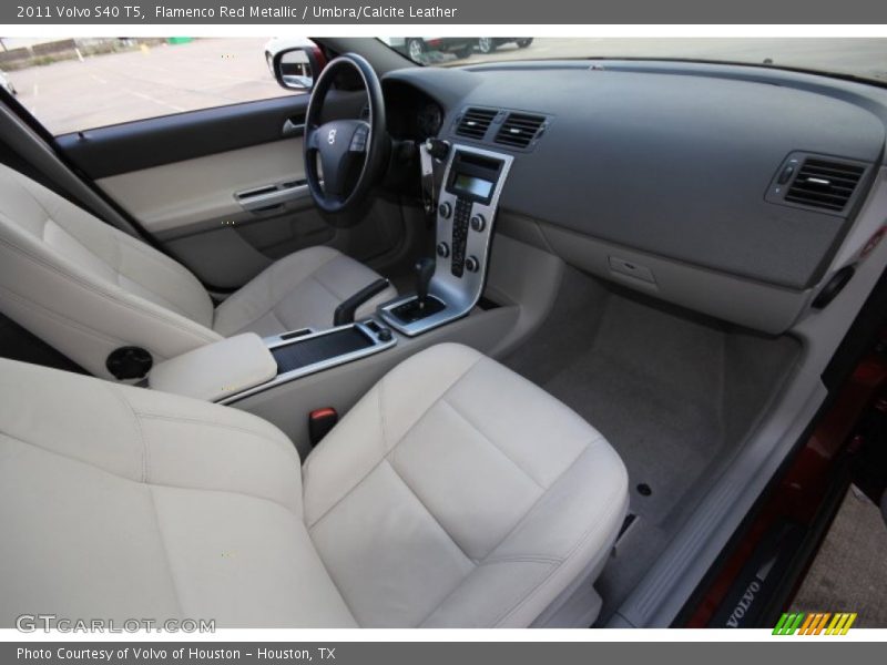 Flamenco Red Metallic / Umbra/Calcite Leather 2011 Volvo S40 T5