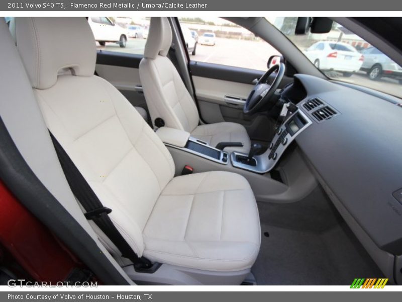 Flamenco Red Metallic / Umbra/Calcite Leather 2011 Volvo S40 T5