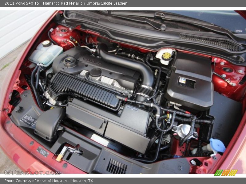 Flamenco Red Metallic / Umbra/Calcite Leather 2011 Volvo S40 T5