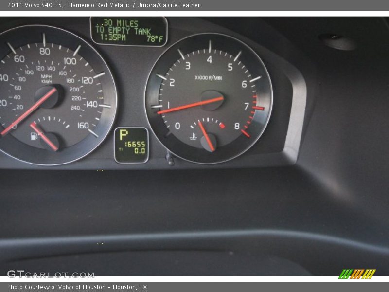 Flamenco Red Metallic / Umbra/Calcite Leather 2011 Volvo S40 T5