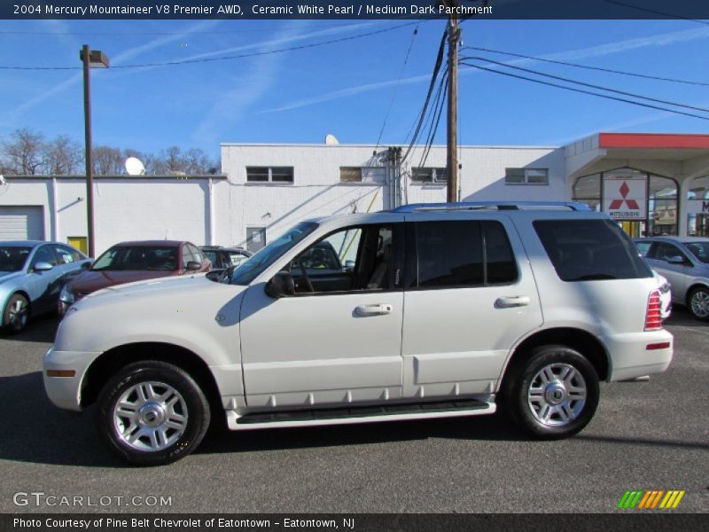  2004 Mountaineer V8 Premier AWD Ceramic White Pearl