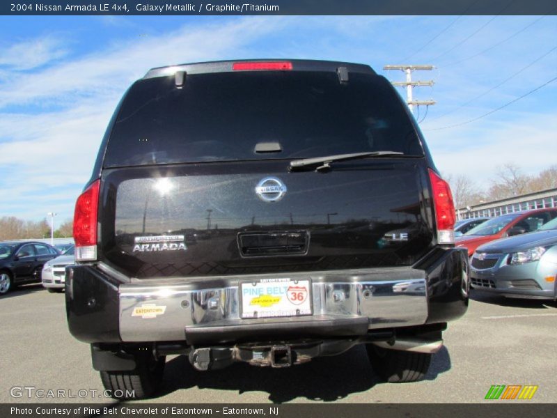 Galaxy Metallic / Graphite/Titanium 2004 Nissan Armada LE 4x4