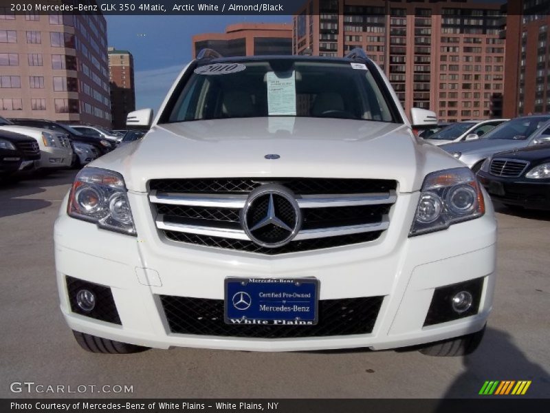 Arctic White / Almond/Black 2010 Mercedes-Benz GLK 350 4Matic