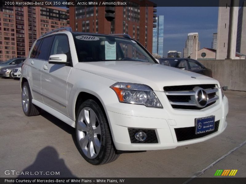 Arctic White / Almond/Black 2010 Mercedes-Benz GLK 350 4Matic