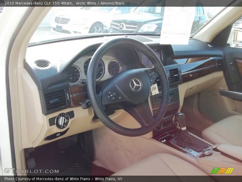 Arctic White / Almond/Black 2010 Mercedes-Benz GLK 350 4Matic