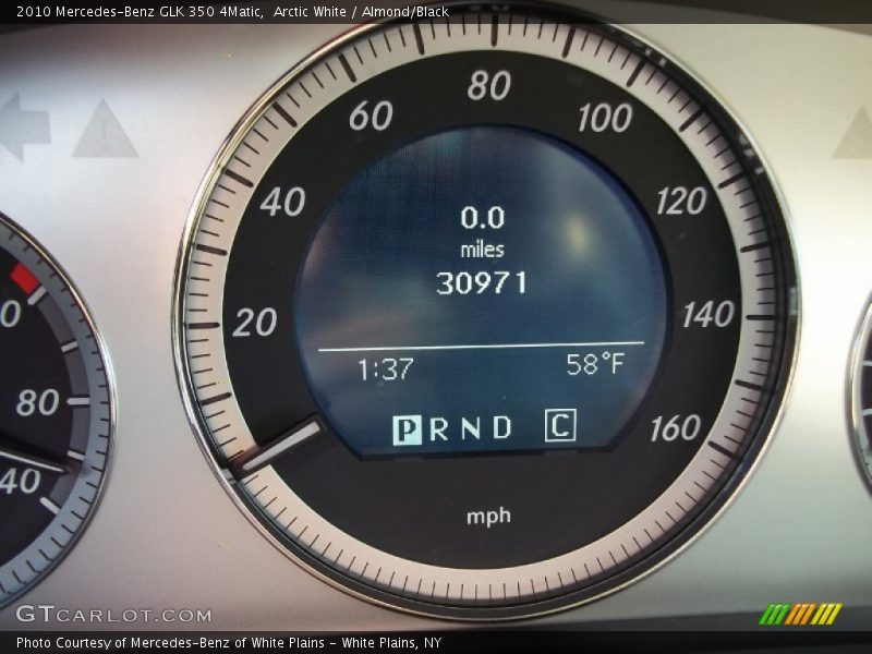 Arctic White / Almond/Black 2010 Mercedes-Benz GLK 350 4Matic