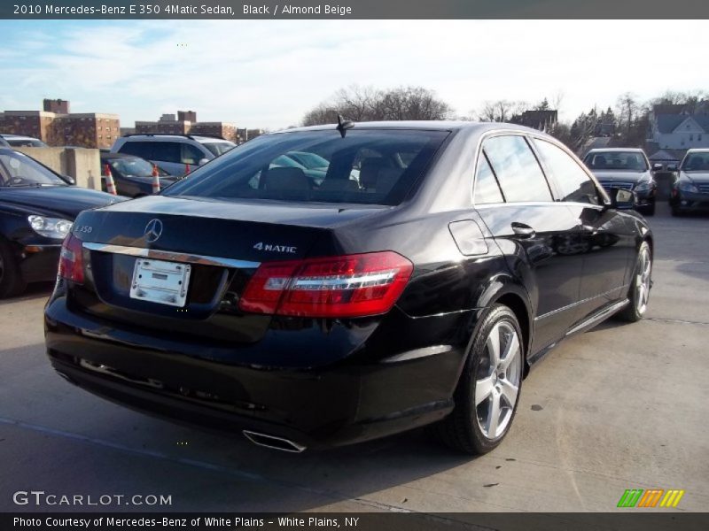 Black / Almond Beige 2010 Mercedes-Benz E 350 4Matic Sedan