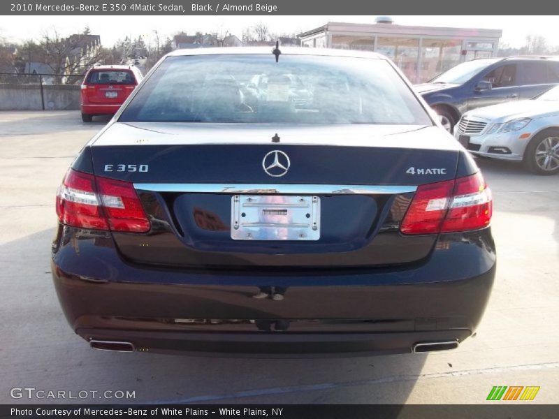 Black / Almond Beige 2010 Mercedes-Benz E 350 4Matic Sedan