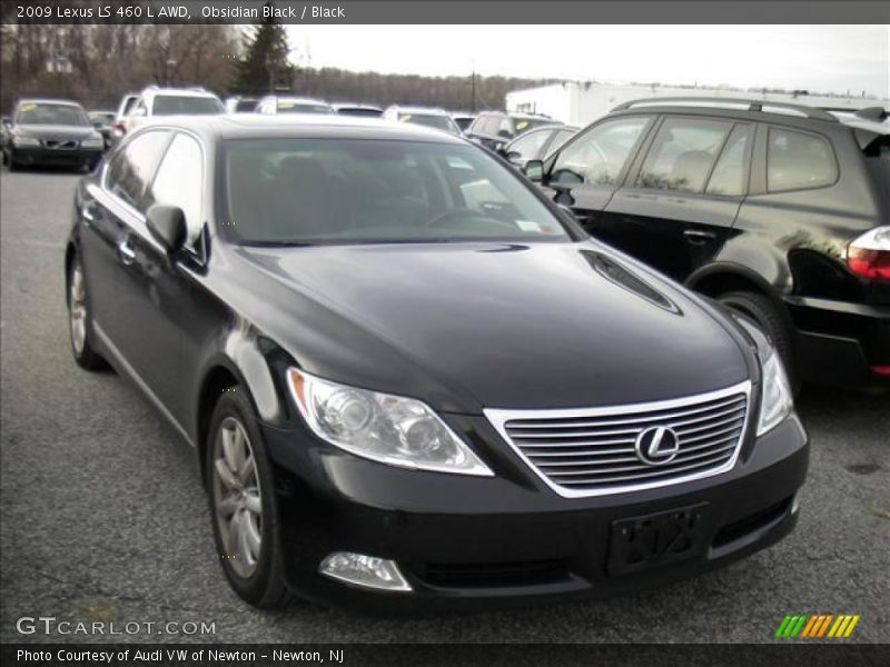 Obsidian Black / Black 2009 Lexus LS 460 L AWD