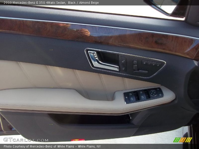 Black / Almond Beige 2010 Mercedes-Benz E 350 4Matic Sedan