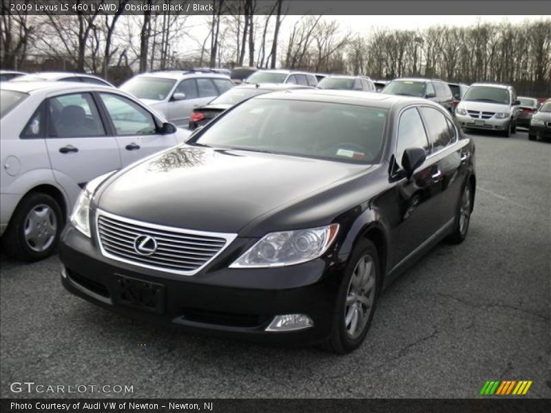 Obsidian Black / Black 2009 Lexus LS 460 L AWD
