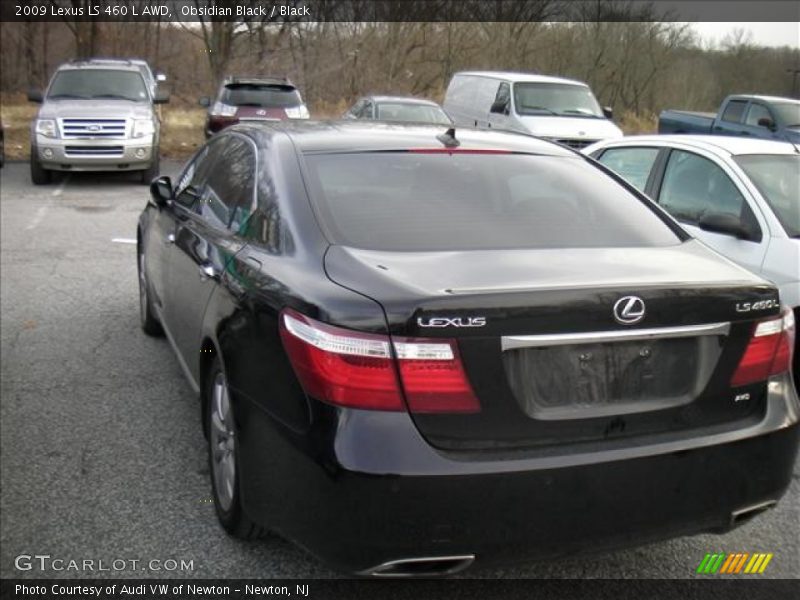Obsidian Black / Black 2009 Lexus LS 460 L AWD