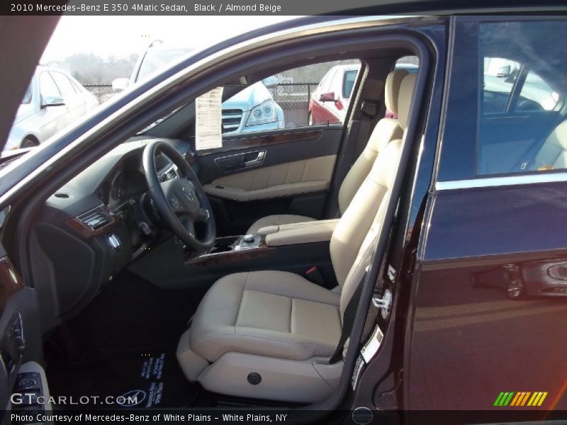 Black / Almond Beige 2010 Mercedes-Benz E 350 4Matic Sedan