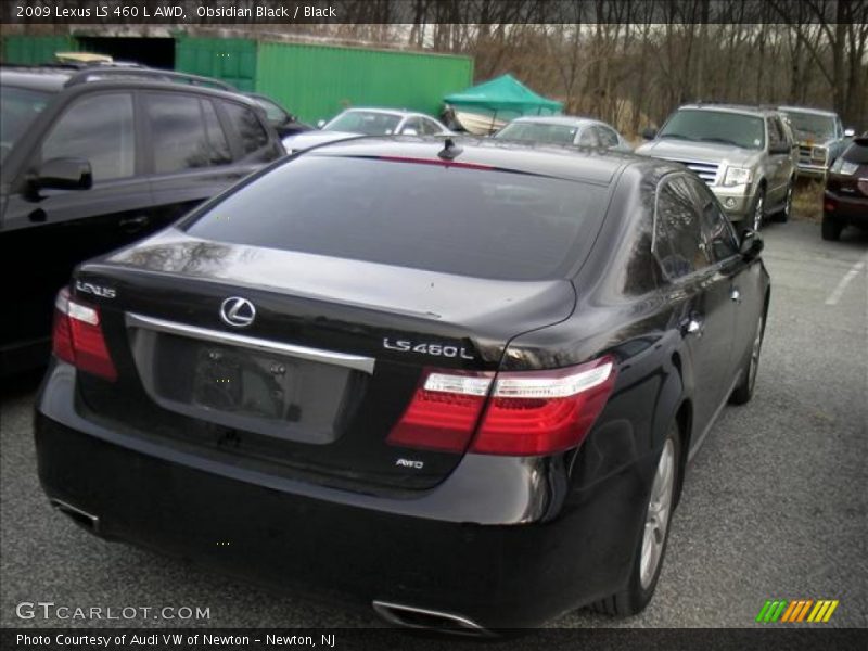 Obsidian Black / Black 2009 Lexus LS 460 L AWD