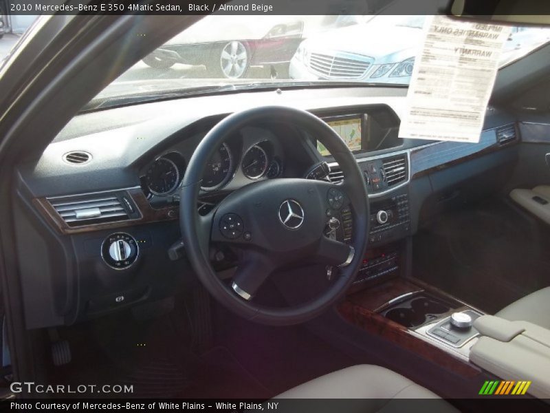 Black / Almond Beige 2010 Mercedes-Benz E 350 4Matic Sedan