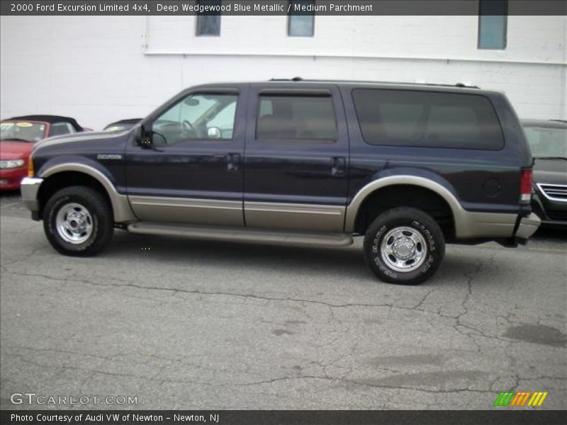Deep Wedgewood Blue Metallic / Medium Parchment 2000 Ford Excursion Limited 4x4