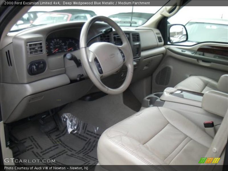 Deep Wedgewood Blue Metallic / Medium Parchment 2000 Ford Excursion Limited 4x4