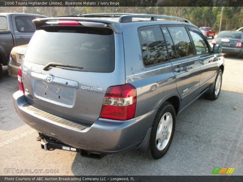 Bluestone Metallic / Ivory Beige 2006 Toyota Highlander Limited