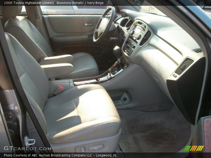 Bluestone Metallic / Ivory Beige 2006 Toyota Highlander Limited