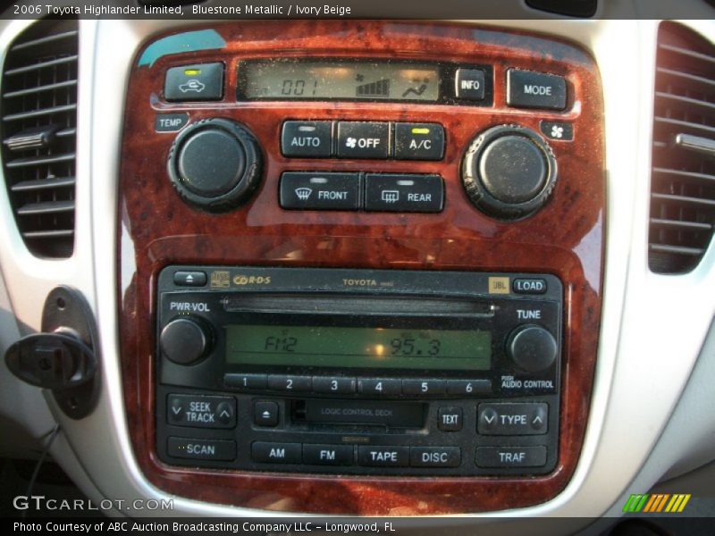 Bluestone Metallic / Ivory Beige 2006 Toyota Highlander Limited