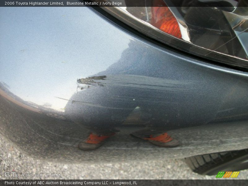 Bluestone Metallic / Ivory Beige 2006 Toyota Highlander Limited
