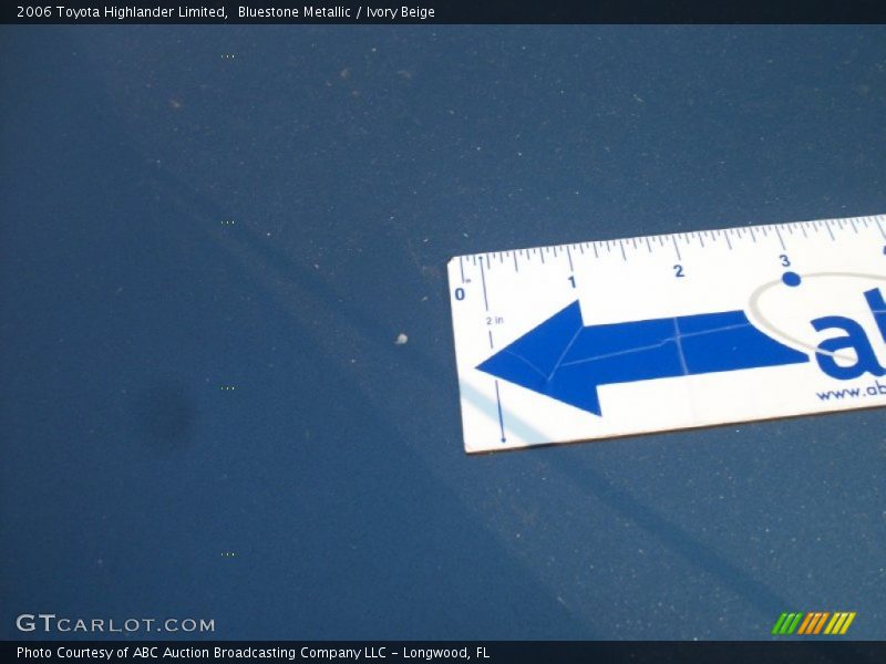 Bluestone Metallic / Ivory Beige 2006 Toyota Highlander Limited