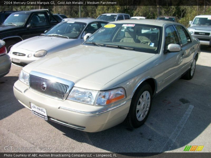 Gold Ash Metallic / Medium Parchment 2004 Mercury Grand Marquis GS