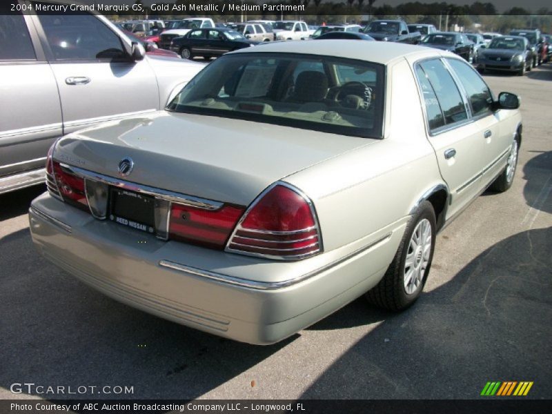 Gold Ash Metallic / Medium Parchment 2004 Mercury Grand Marquis GS